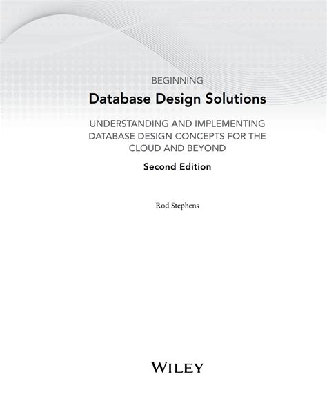 Database Design for Beginners 的图像结果
