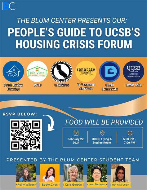 Blum Center People's Guide to UCSB Student Housing Crisis Forum ...