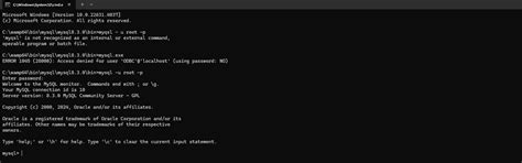 How to connect to MySQL from the command line