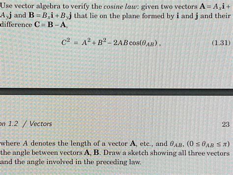 Image result for Vector Cosine Formula