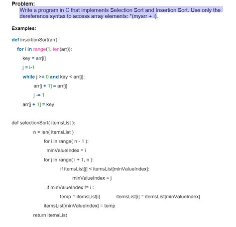 Image result for Selection Sort Program in C Using Array