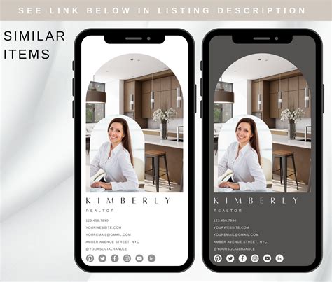 Digital Business Card Template 的图像结果