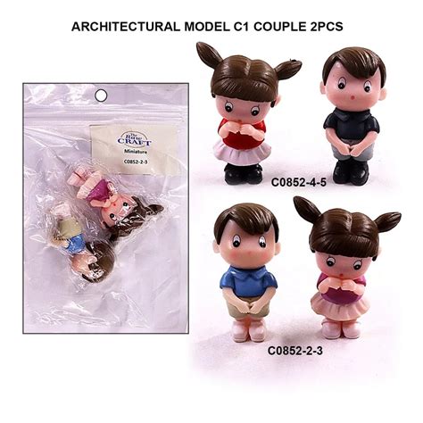 Architectural model c1 couple 2 pcs – Inkarto