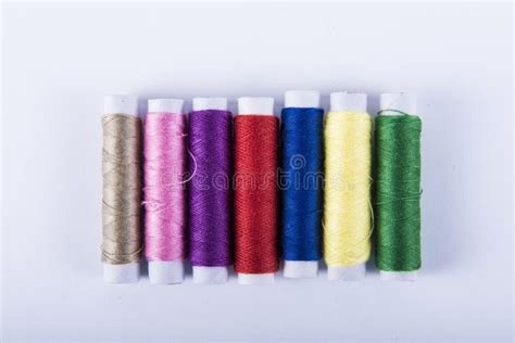 Threads stock image. Image of blue, sewing, spool, thread - 18166511