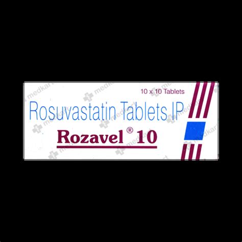 ROSUVASTATUS 10MG TABLET 10'S Price, Uses, Side Effects & Substitutes ...