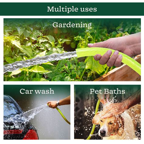 Super Braided Green Water Hose PVC Pipe – Ugaoo