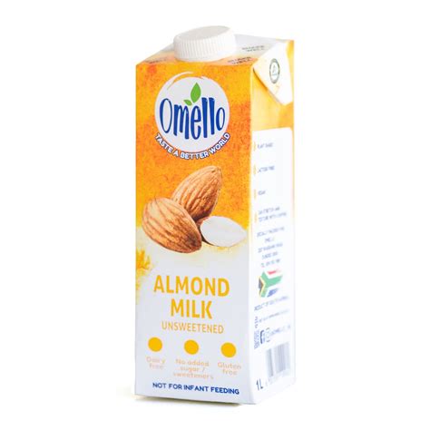1ℓ Almond Milk unsweetened Case (6 x R38.95) - Omello