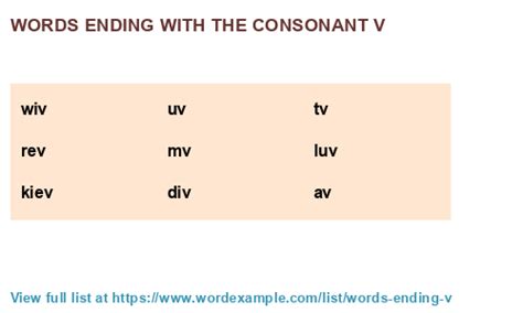 Words ending with the consonant v (563 results)