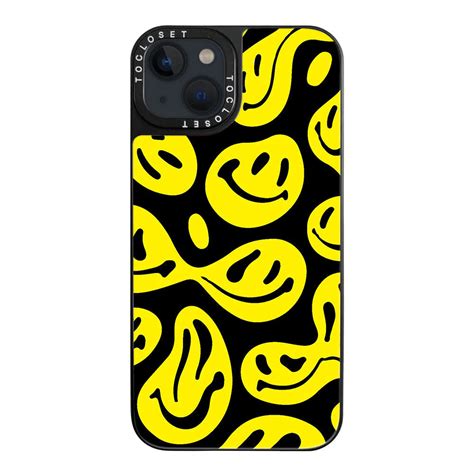 Melted Smiley Designer iPhone 13 Case Cover – Tocloset