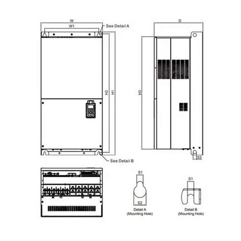 AC Drives - VFD2800CP43A-00 - CP2000 Series Delta AC Drive - 3 Phase ...
