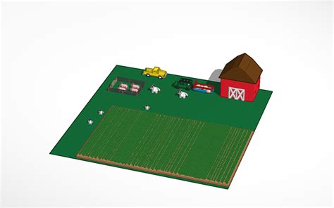 3D design a farm - Tinkercad