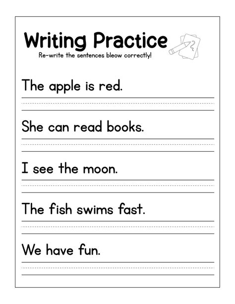 Image result for Sentence Writing Lessons