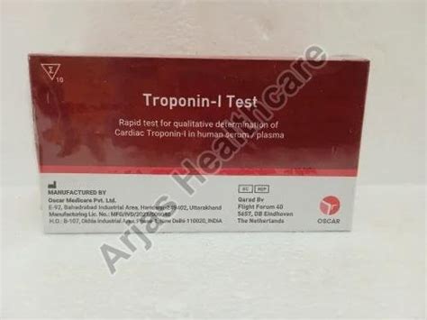 Oscar Troponin I Rapid Test Kit Supplier from Pune