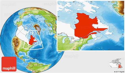 Image result for Quebec Physical Map