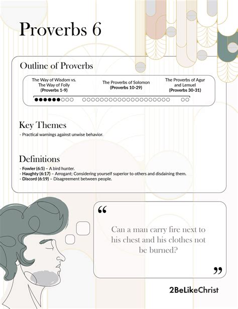 Image result for Proverbs 6 Lesson