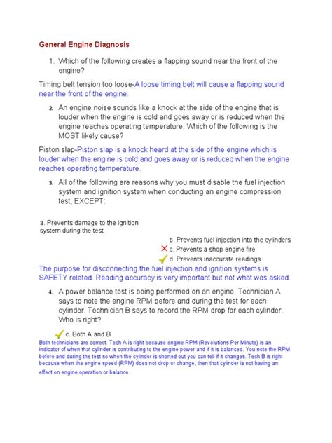 Diagnosing Engine Problems 的图像结果