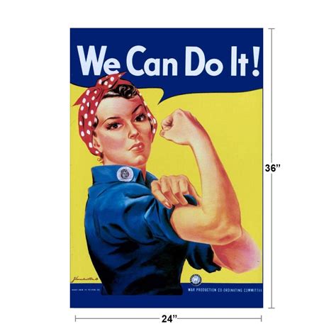 Rosie The Riveter Propaganda Poster