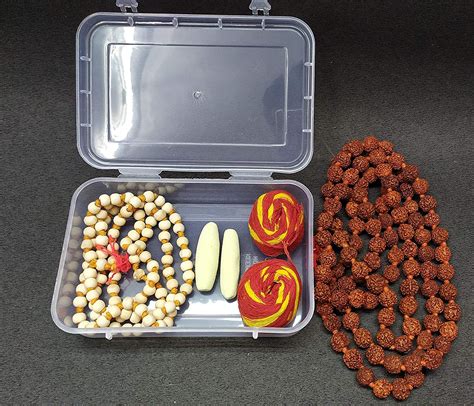 R.P.S Traders Rudraksha Mala for Men/Women Original (Pack of 1) with 1 ...