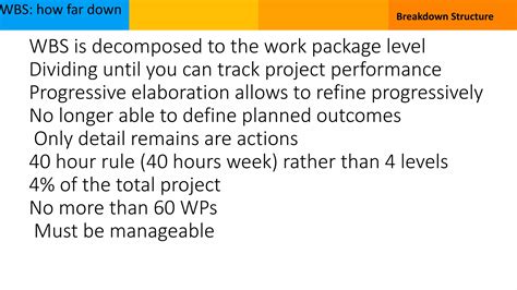 How to create a work breakdown structure (wbs) | PDF