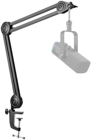 FIFINE Microphone Arm Stand-Heavy Duty Boom Arm, Suspension Scissor ...