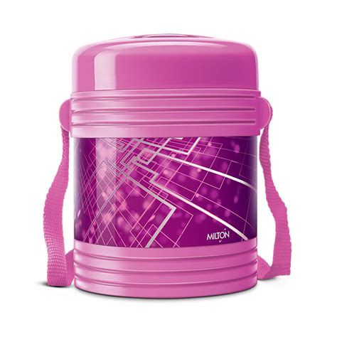 Milton Vector Deluxe 3 Plastic Leak Lock Tiffin Box Set, 3-Pieces - Pi ...