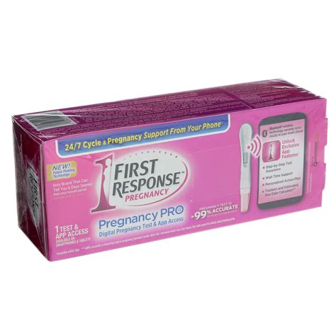 First Response Pregnancy Test Box