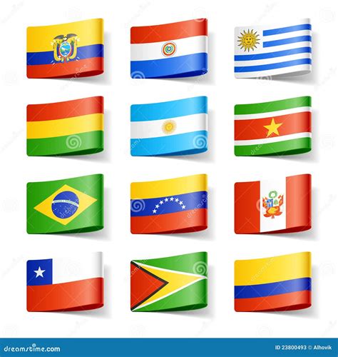 Flags Of South America National Flags Of South American