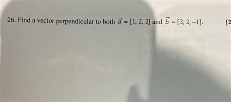 Find Vector Perpendicular to a and C 的图像结果