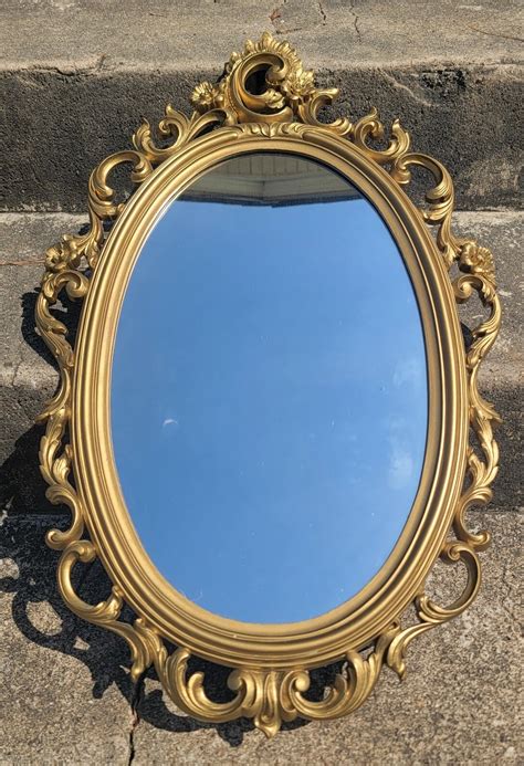 Antique Oval Mirror