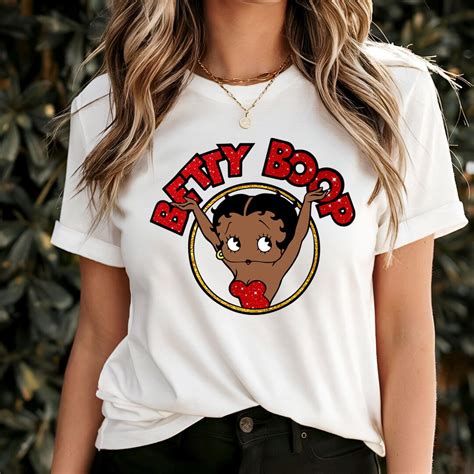 Betty Boop Shirt, Betty Boop Graphic T-shirt for Women, Betty Boop Gift ...