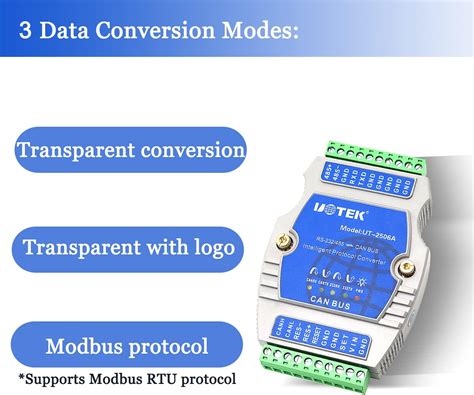 UOTEK RS232 to CAN Bus Converter RS485 to CAN Bus India | Ubuy