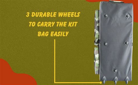 THRAX Super Pack Wheel Cricket Kit Bag Army Color : Amazon.in: Sports ...