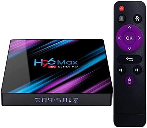 H96 MAX 4K Mini Android (PC) Box with Bluetooth, Android 10, 4GB Ram 32 ...