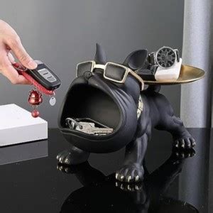 SMOKEY COCKTAIL SMOKEY COCKTAIL Bulldog Storage Butler Sculpture ...