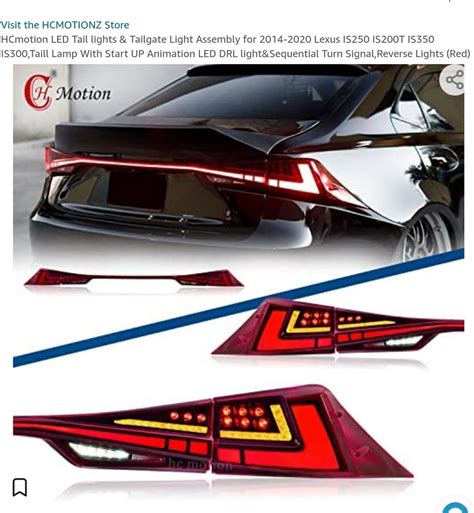 3IS aftermarket tail lights : r/LexusIS