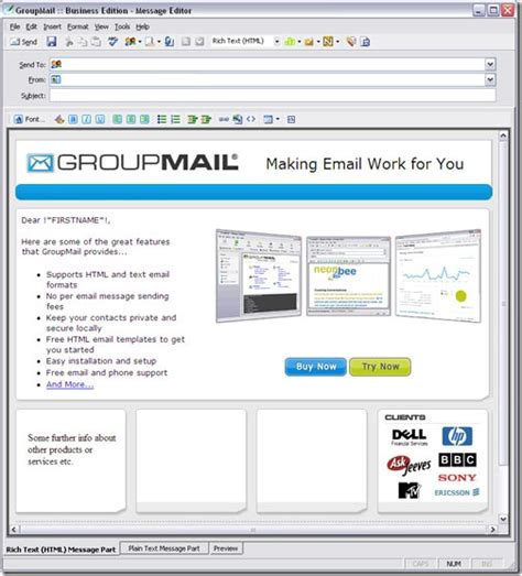 Making HTML Email 的图像结果