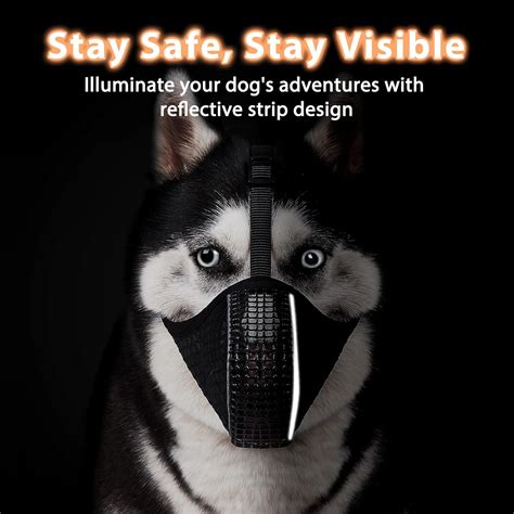 Mayerzon Dog Muzzle, Mesh Reflective Muzzle for India | Ubuy