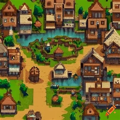 Pallet Town Pixel Map