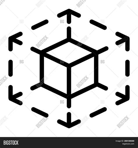 Cube Space Icon. Image & Photo (Free Trial) | Bigstock