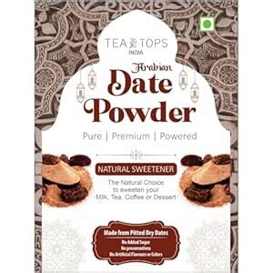Tea Tops India Arabian Date Powder | 100% Pure & Natural Sweetener ...