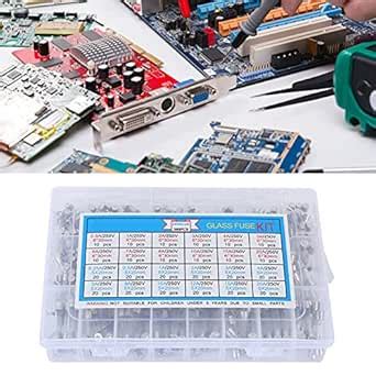 Ubersweet® Fuses Kit, Durable Glass Fuses Good Electrical Conductivity ...