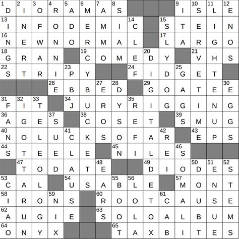 Seattle Times Ny Times Crossword - Free Crossword Puzzle