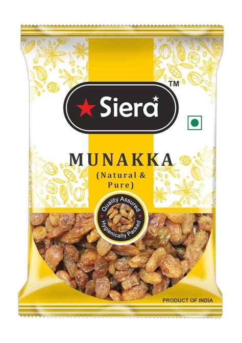 Siera Munakka (Raisins), (Natural)(4x250gm Each) - 1kg : Amazon.in ...