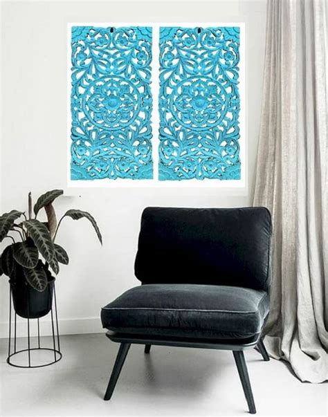 Buy VAS Collection Home Decoration Handmade Woodcarving Jali Panel for ...