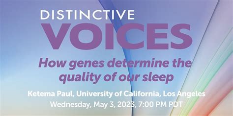 How genes determine our quality of sleep, 100 Academy Way,Irvine,92617 ...