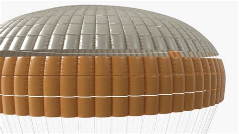 3D Subscale Parachute Single with Cargo Yellow model | 3D Molier ...