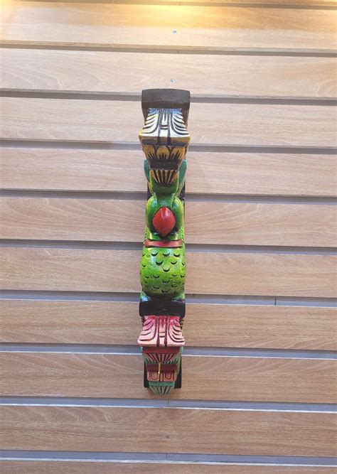 Parrot BIG Wood Carving Wall bracket / Corbel traditional Chettinad Ha ...