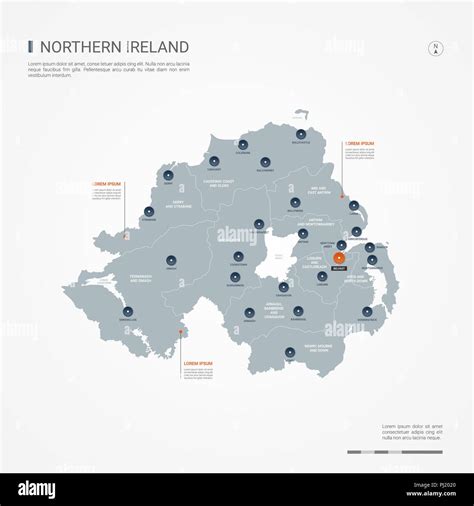 Northern ireland map hi-res stock photography and images - Alamy