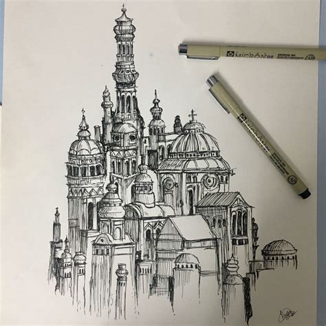 micron pen art | Pen art drawings, Pen art, Architecture drawing art