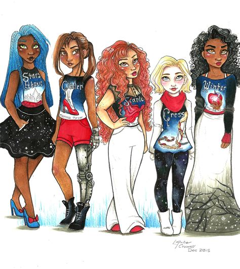 Iko, Cinder, Scarlet, Cress, and Winter for tlc shipweeks by Julie ...